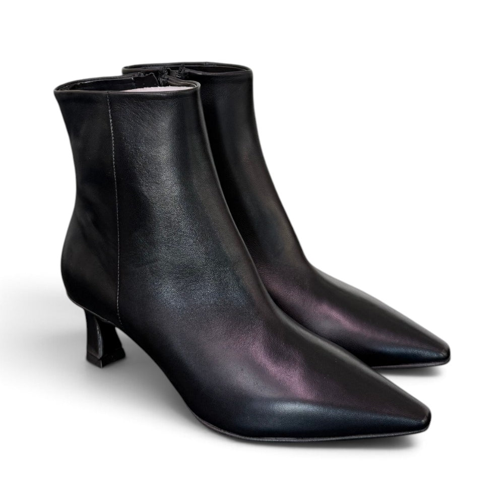 Stivaletto nappa nera T50 Bianca Di<BR/> 