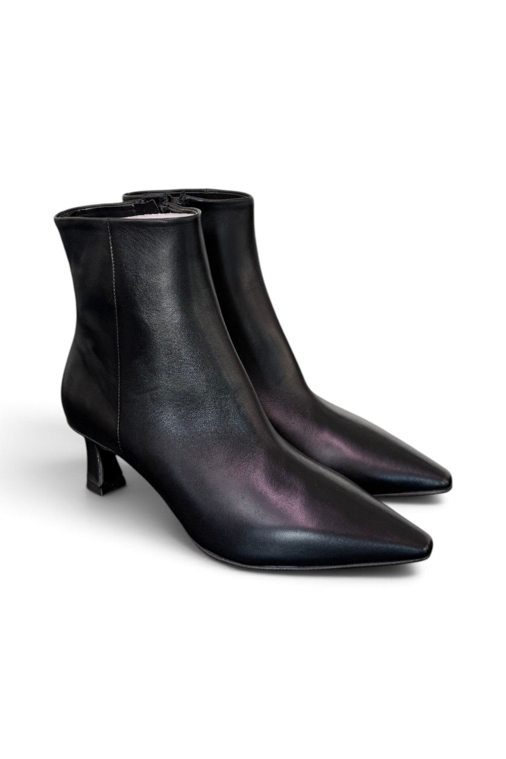 Stivaletto nappa nera T50 Bianca Di<BR/> 