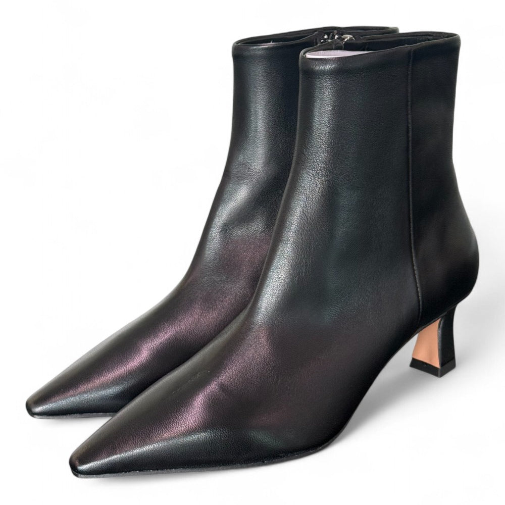 Stivaletto nappa nera T50 Bianca Di<BR/> 