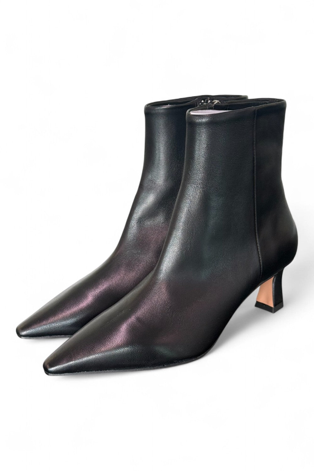 Stivaletto nappa nera T50 Bianca Di<BR/> 
