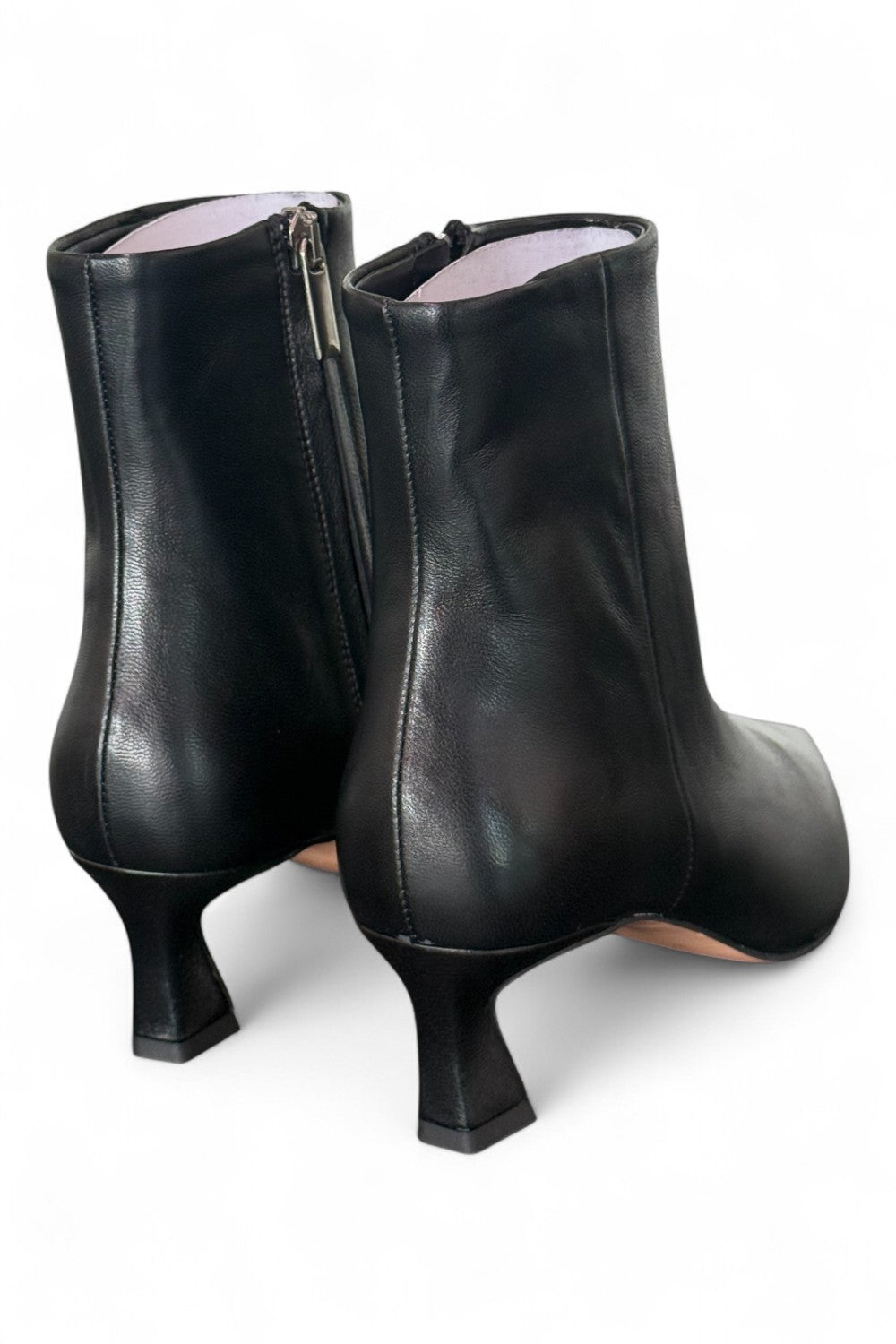 Stivaletto nappa nera T50 Bianca Di<BR/> 