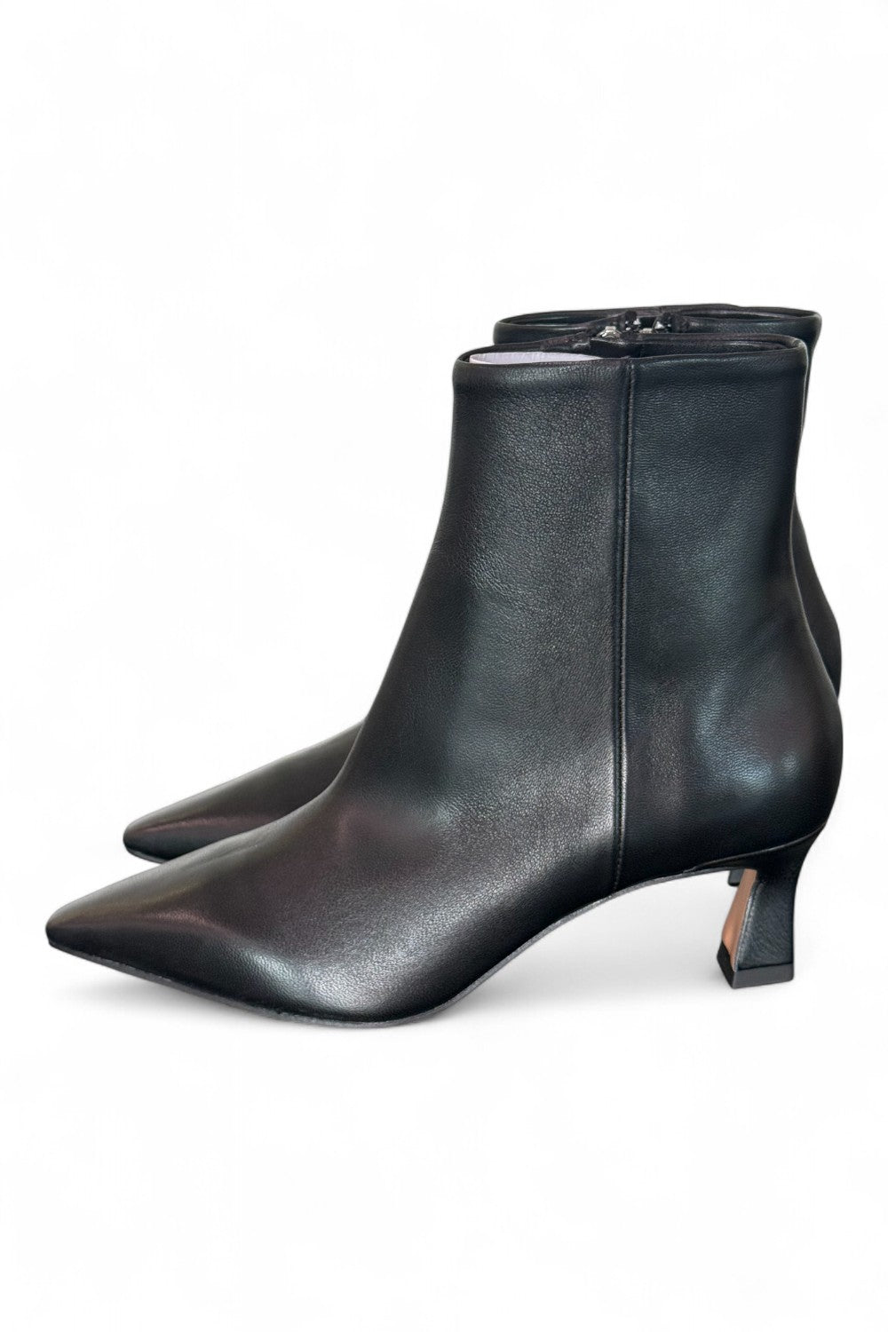 Stivaletto nappa nera T50 Bianca Di<BR/> 