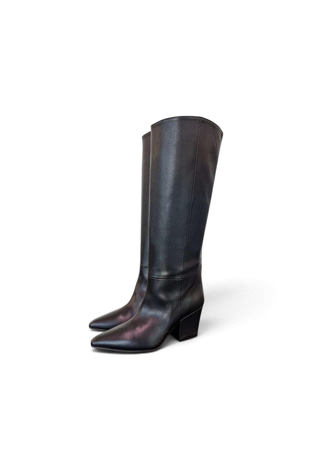 Stivale tubo sfilato nero Bianca Di<BR/> 