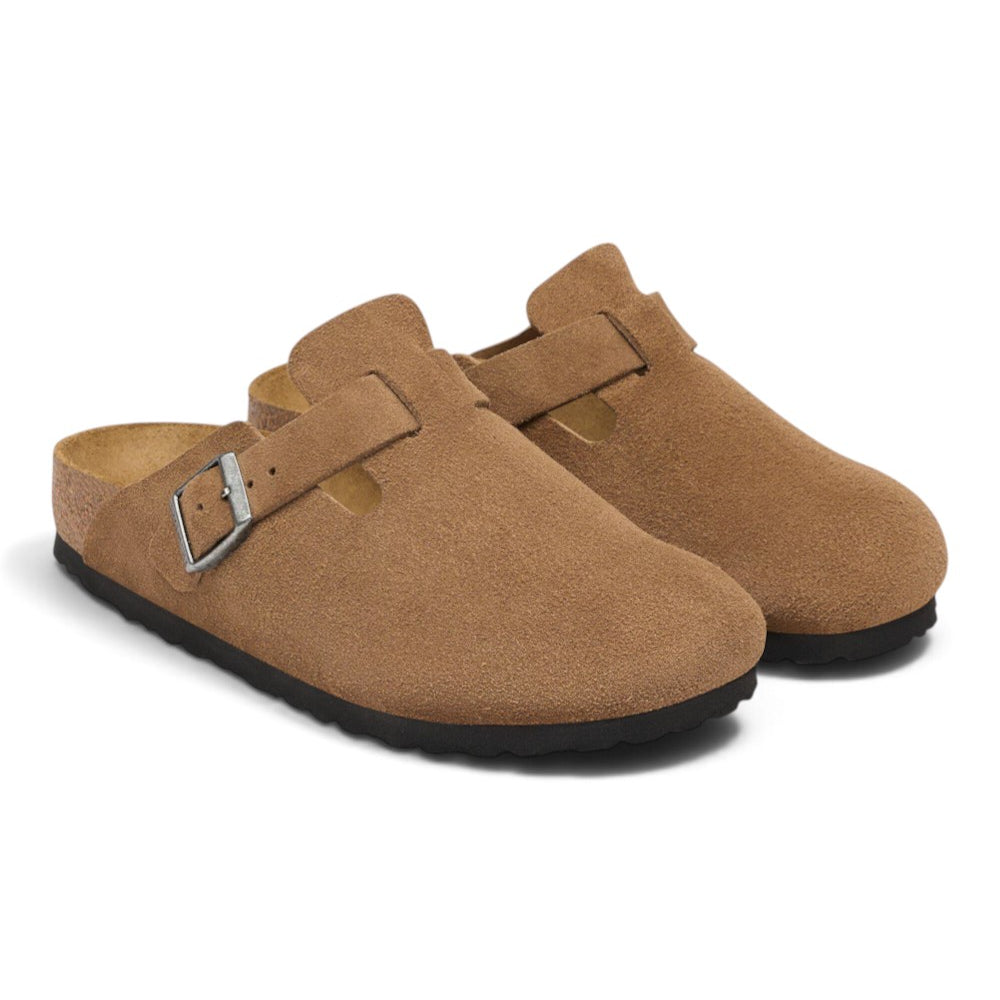 Sabot Boston Birkenstock Dark Tea 1032795 suede 