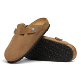 Sabot Boston Birkenstock Dark Tea 1032795 suede 