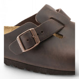 Sabot Boston Birkenstock Habana 860133 testa di moro 