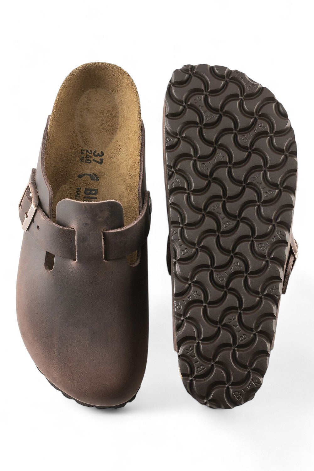 Sabot Boston Birkenstock Habana 860133 testa di moro 