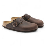 Sabot Boston Birkenstock Habana 860133 testa di moro 