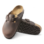 Sabot Boston Birkenstock Habana 860133 testa di moro 
