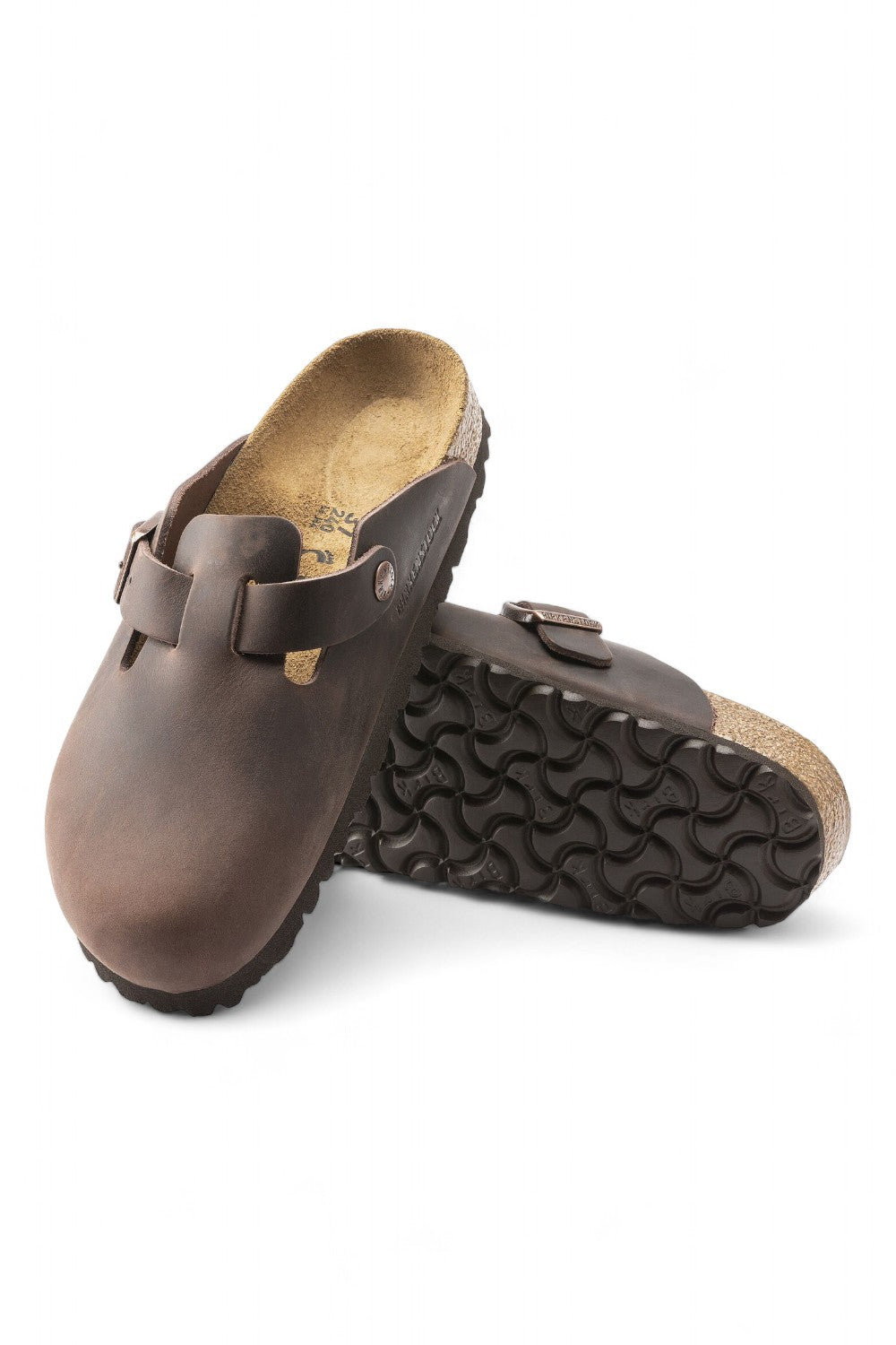 Sabot Boston Birkenstock Habana 860133 testa di moro 