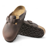 Sabot Boston Birkenstock Habana 860133 testa di moro 
