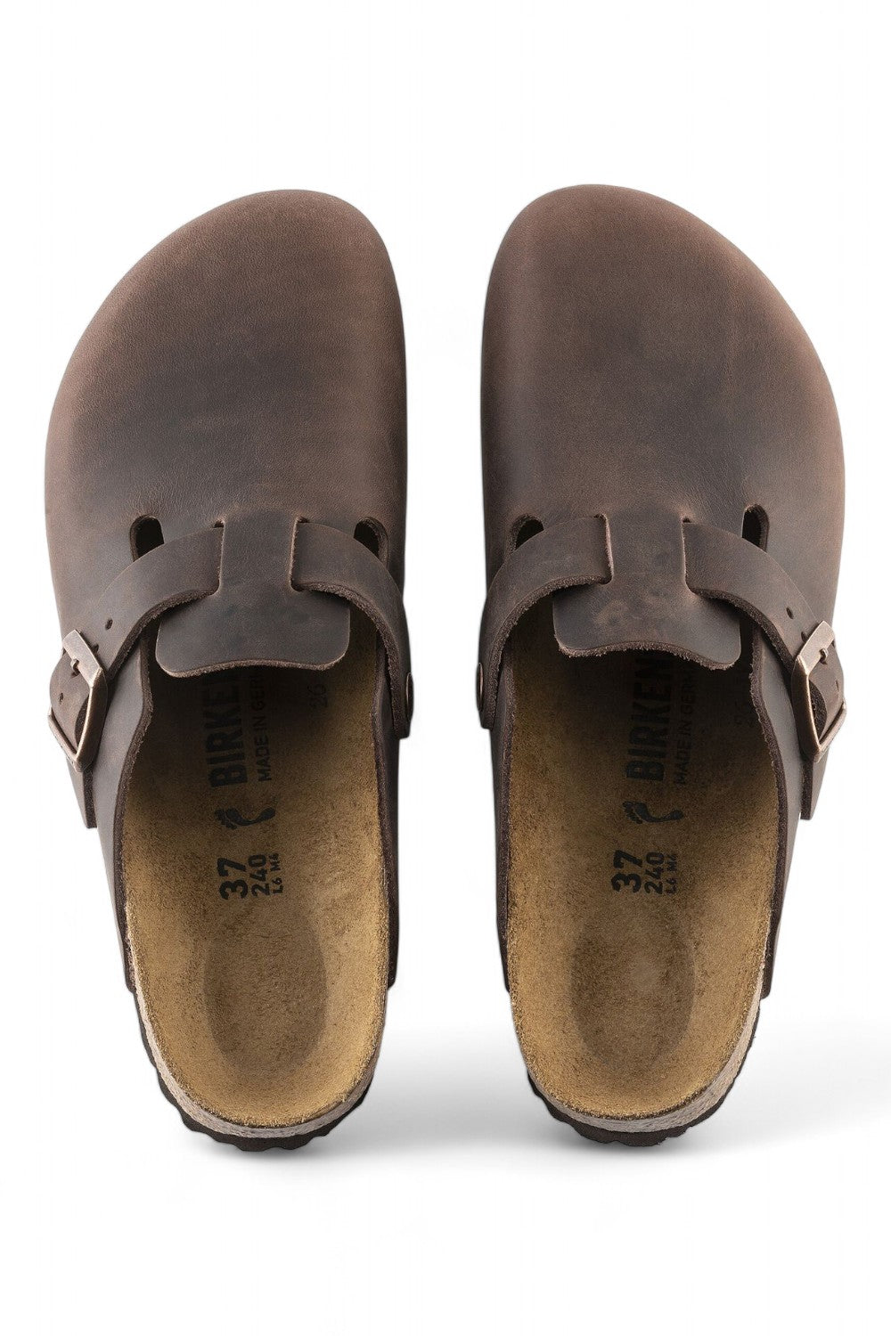 Sabot Boston Birkenstock Habana 860133 testa di moro 