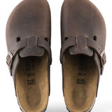 Sabot Boston Birkenstock Habana 860133 testa di moro 