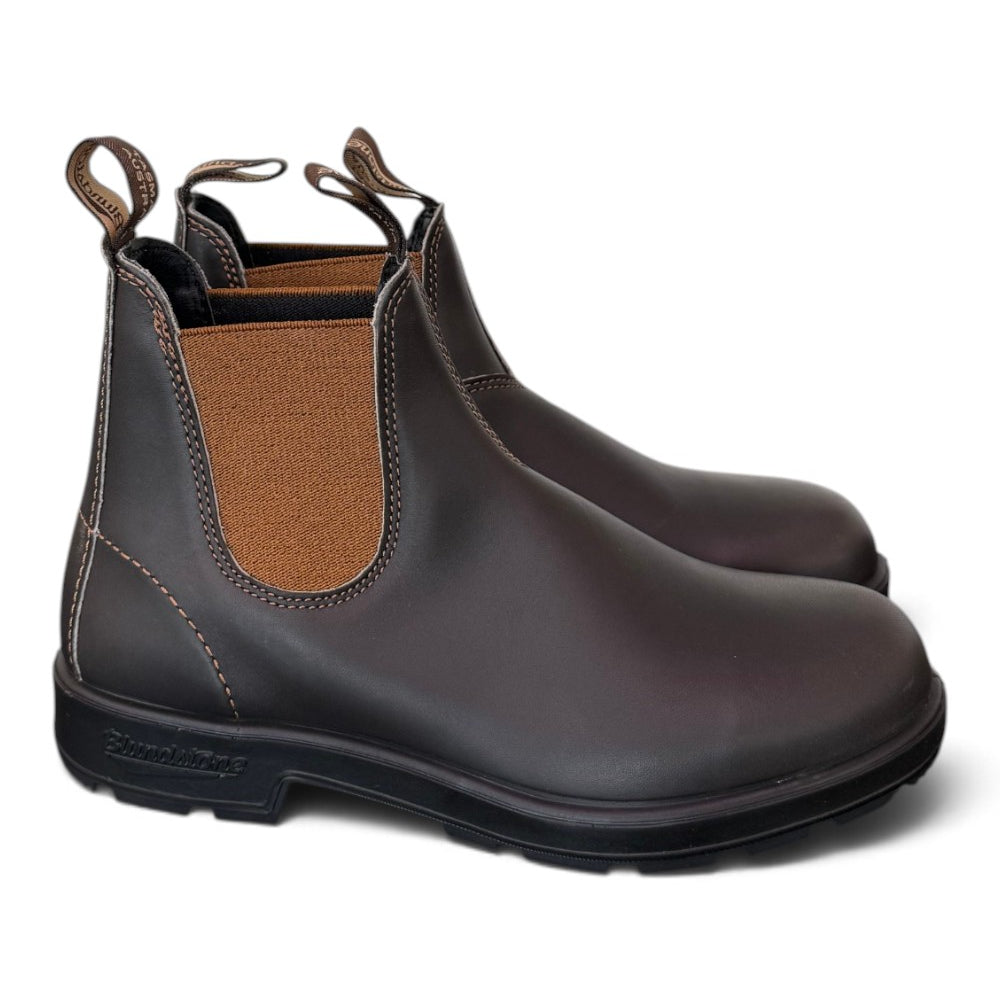 Stivaletto beatles pelle marrone elastico cuoio Blundstone uomo 2501bc 