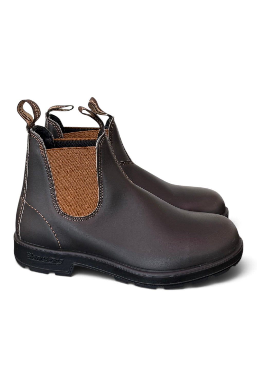 Stivaletto beatles pelle marrone elastico cuoio Blundstone uomo 2501bc 
