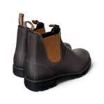 Stivaletto beatles pelle marrone elastico cuoio Blundstone uomo 2501bc 