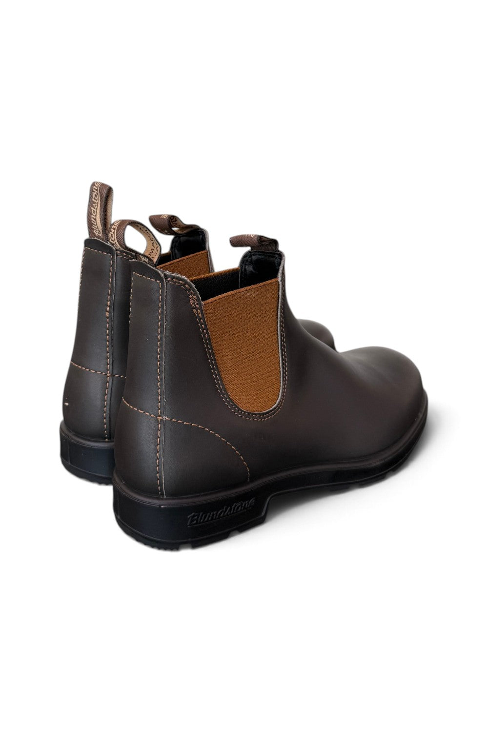Stivaletto beatles pelle marrone elastico cuoio Blundstone uomo 2501bc 