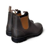 Stivaletto beatles pelle marrone elastico cuoio Blundstone uomo 2501bc 