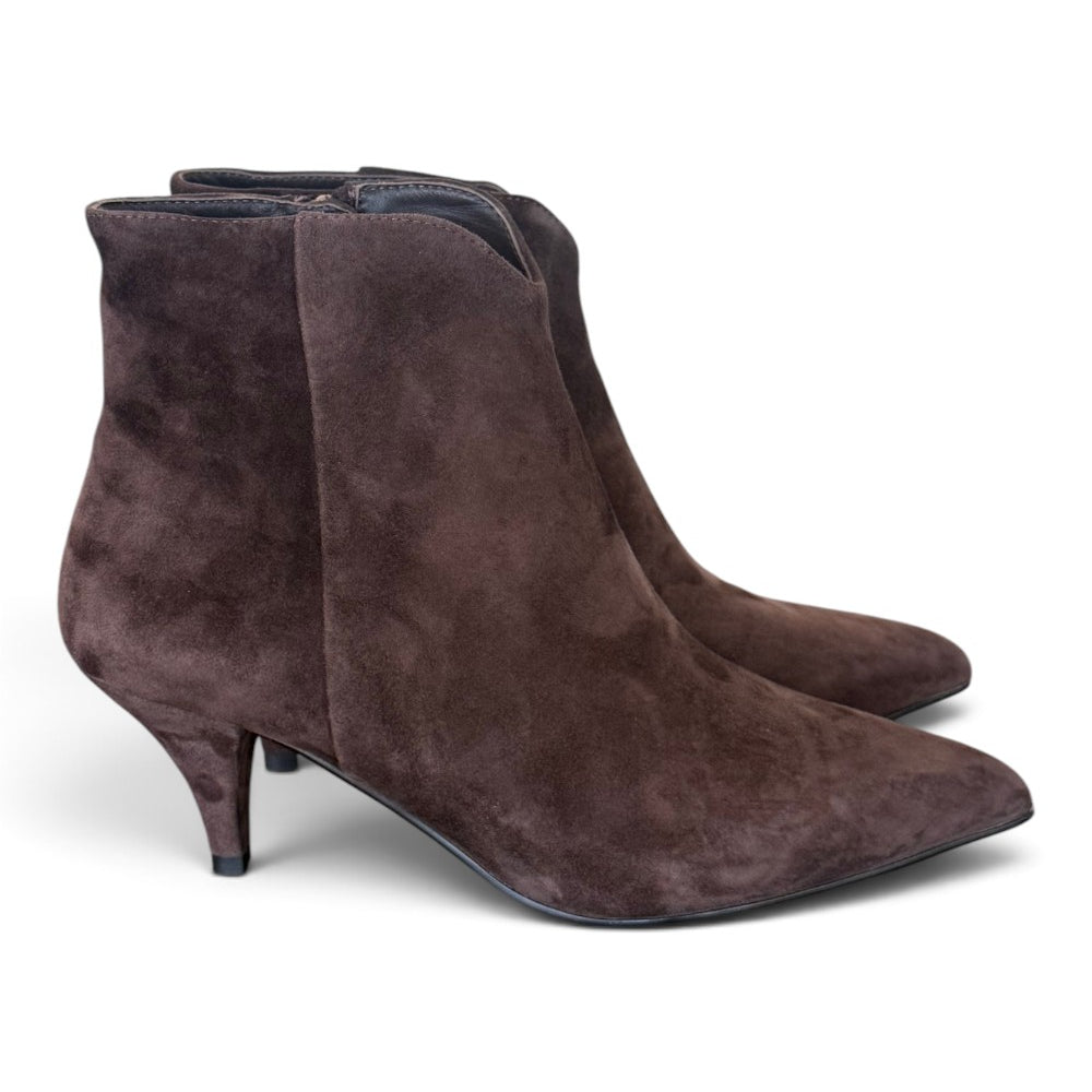 Stivaletto suede moro T60  Bruno Premi 