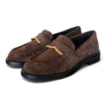 Mocassino suede castoro Bruno Premi 