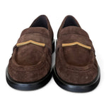 Mocassino suede castoro Bruno Premi 