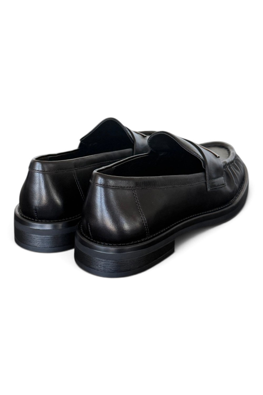 Mocassino pelle nera Bruno Premi 