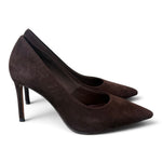 Decolté suede moro tacco 90 Chiconic<BR/> 
