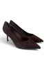 Decolté suede moro tacco 70 Chiconic