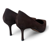 Decolté suede moro tacco 70 Chiconic<BR/> 
