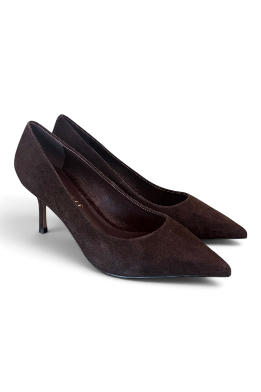 Decolté suede moro tacco 70 Chiconic<BR/> 