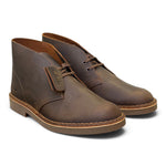Polacco Clarks Desert boot evo dark brown pelle 