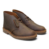 Polacco Clarks Desert boot evo dark brown pelle 