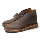 Polacco Clarks Desert boot evo dark brown pelle 