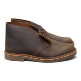 Polacco Clarks Desert boot evo dark brown pelle 