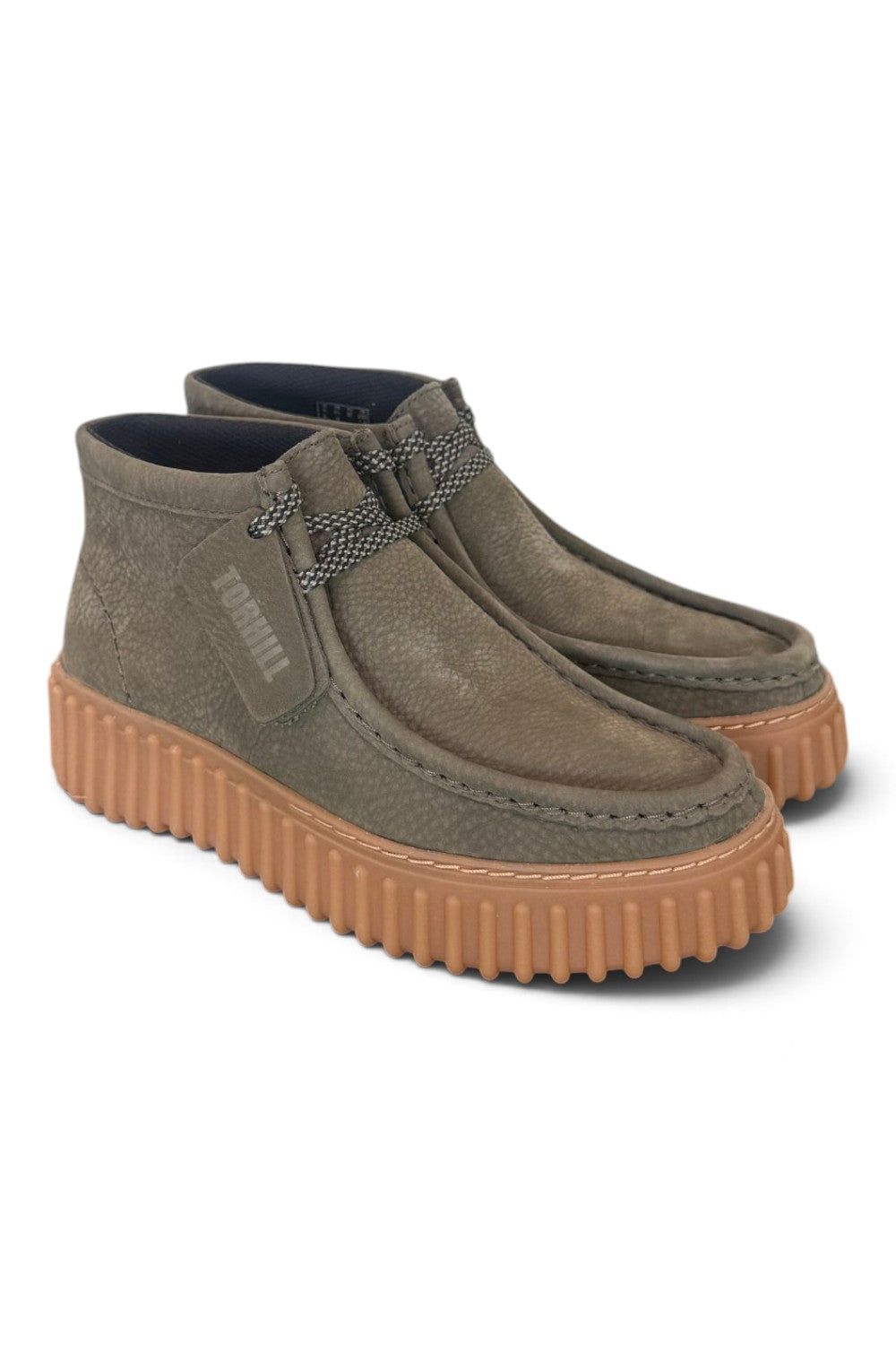 Polacco donna Clarks Torhill Lace Hi suede dark green 