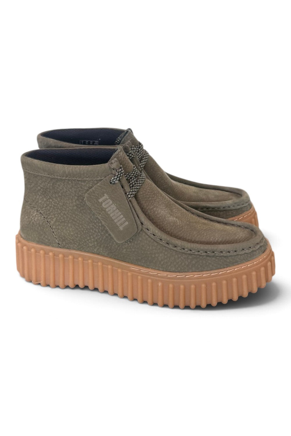 Polacco donna Clarks Torhill Lace Hi suede dark green 