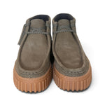 Polacco donna Clarks Torhill Lace Hi suede dark green 