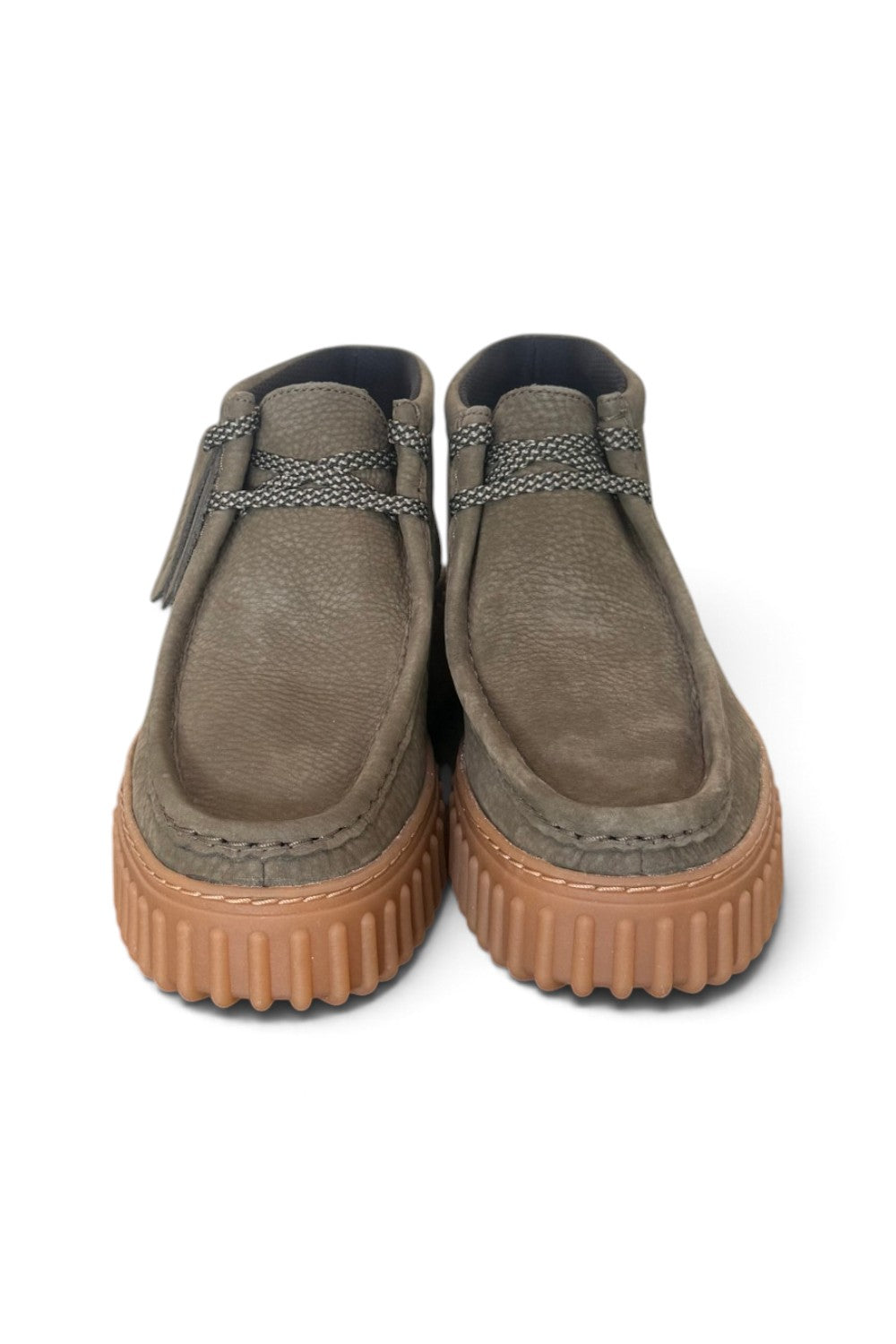 Polacco donna Clarks Torhill Lace Hi suede dark green 