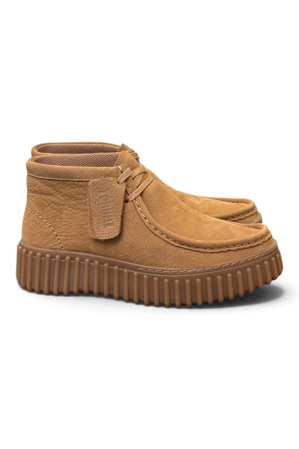Polacco donna Clarks Torhill Lace Hi nabuk moss beige 