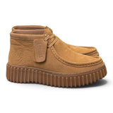 Polacco donna Clarks Torhill Lace Hi nabuk moss beige 