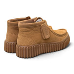 Polacco donna Clarks Torhill Lace Hi nabuk moss beige 