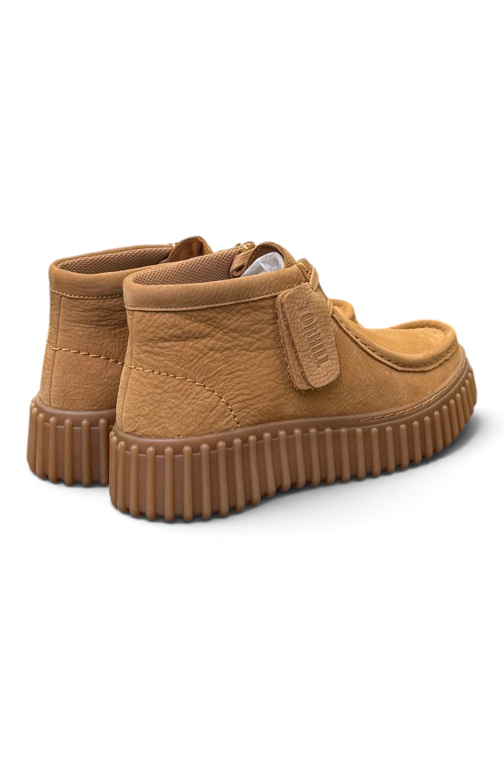 Polacco donna Clarks Torhill Lace Hi nabuk moss beige 