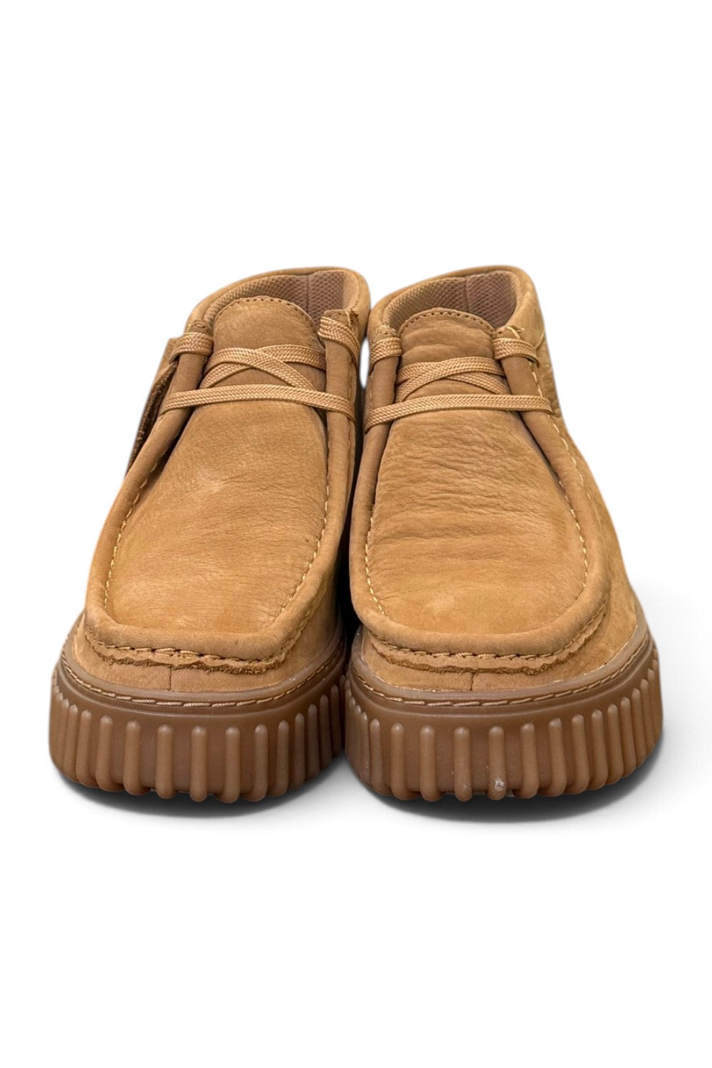Polacco donna Clarks Torhill Lace Hi nabuk moss beige 
