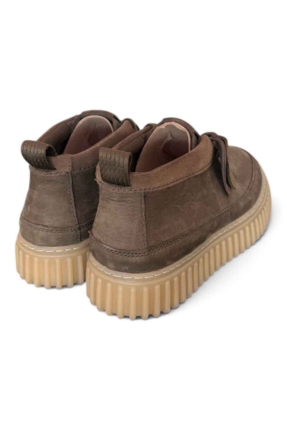 Polacco Clarks Torhill Lace Hi nabuk khaki 