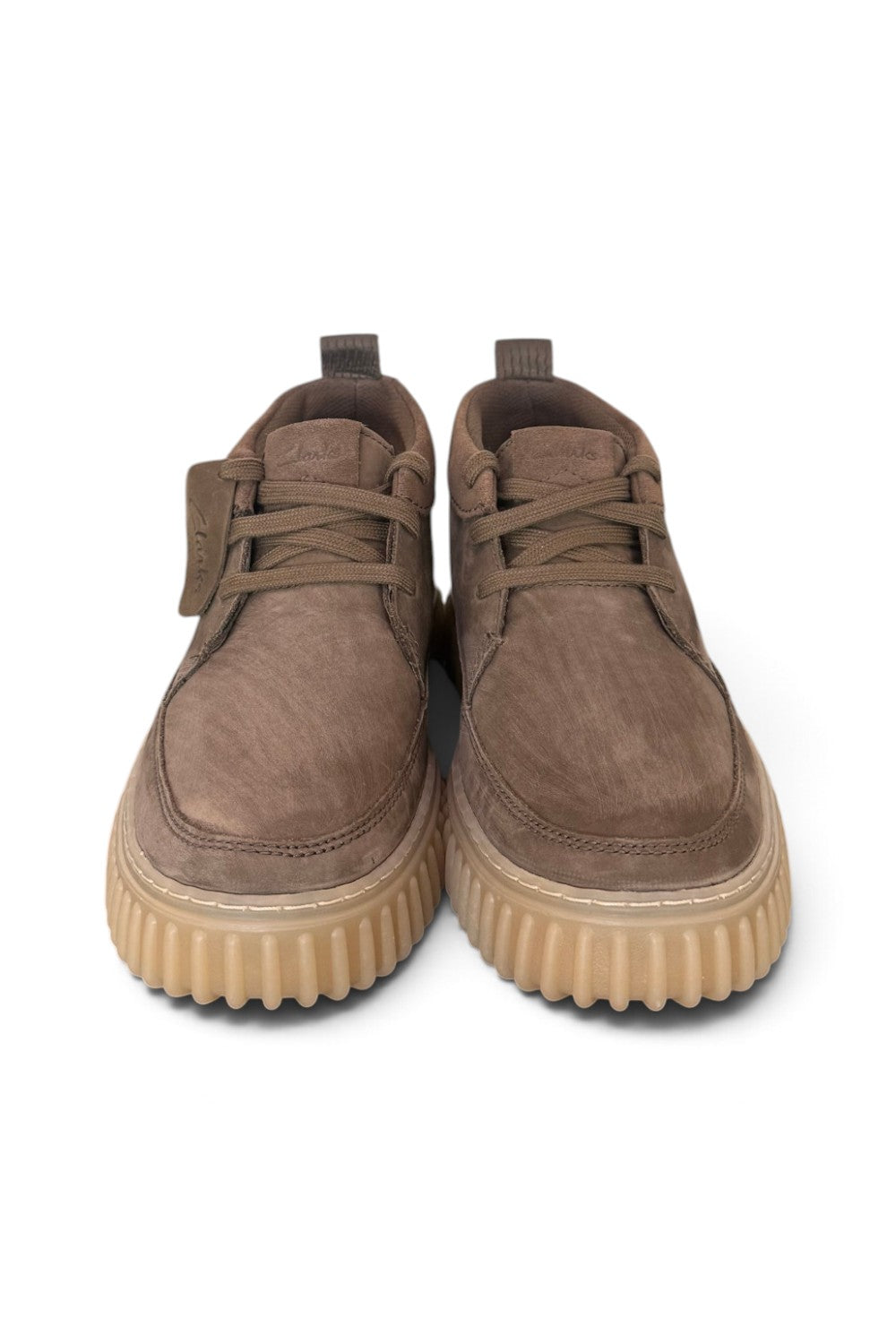 Polacco Clarks Torhill Lace Hi nabuk khaki 