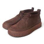 Polacco Clarks Torhill Lace Hi nabuk dark brown 
