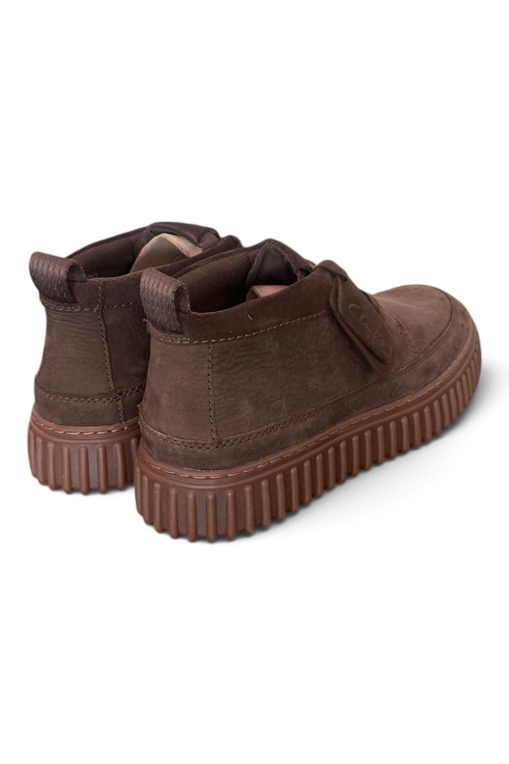 Polacco Clarks Torhill Lace Hi nabuk dark brown 