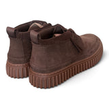 Polacco Clarks Torhill Lace Hi nabuk dark brown 