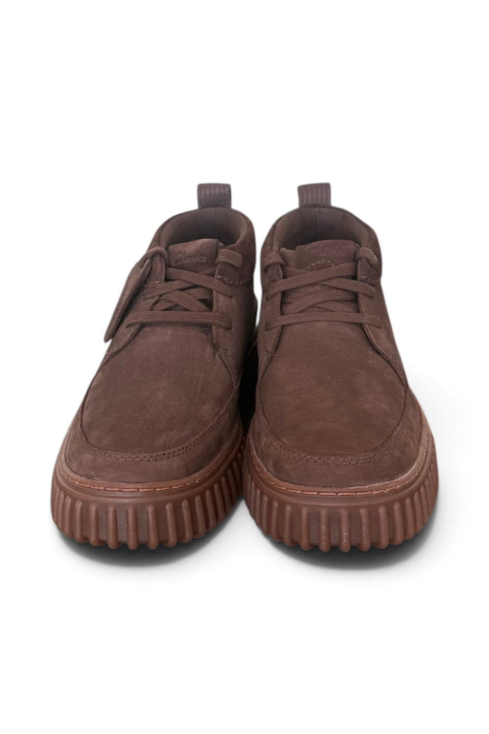 Polacco Clarks Torhill Lace Hi nabuk dark brown 