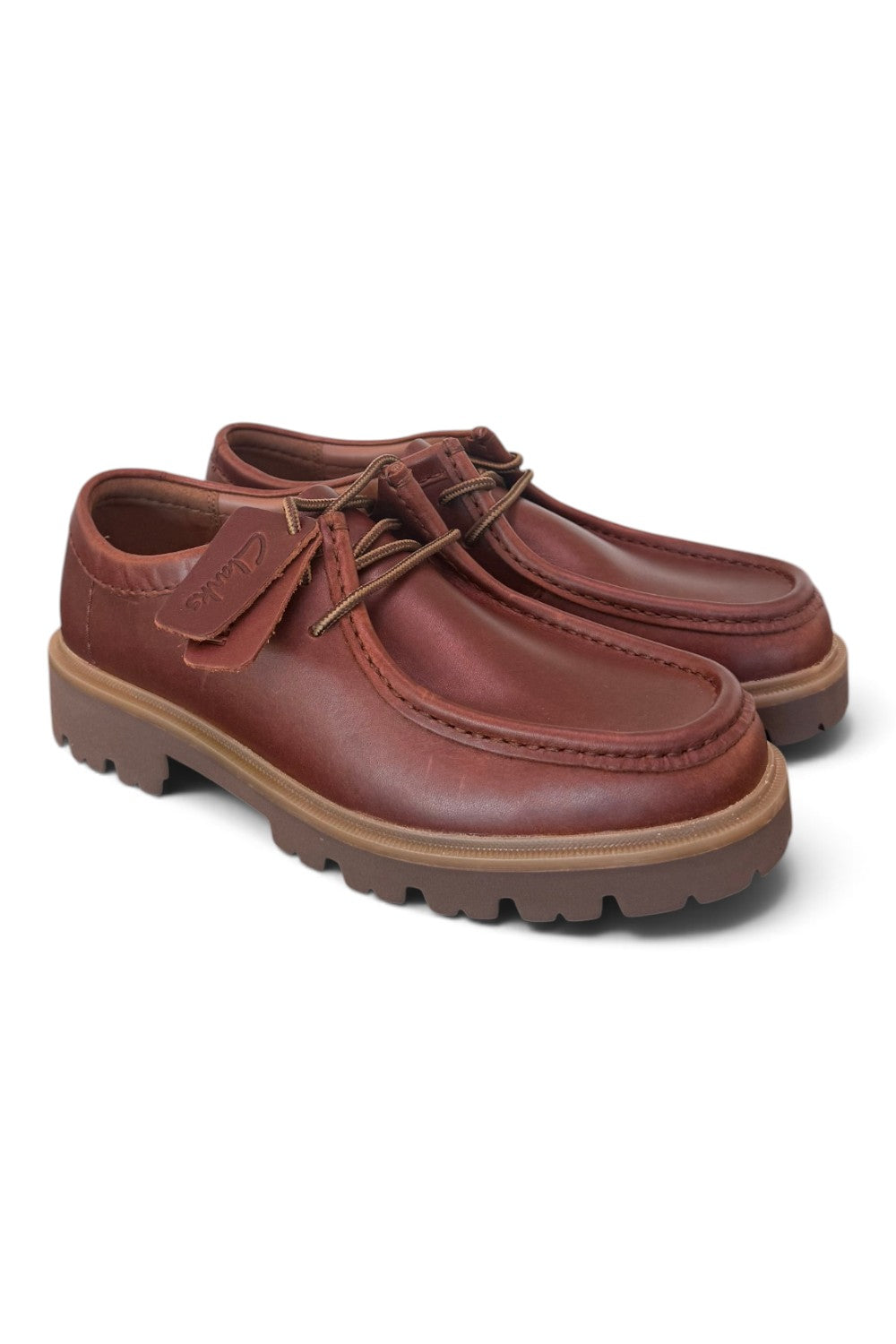 Allacciato uomo Clarks Cleyhill Seam brown 